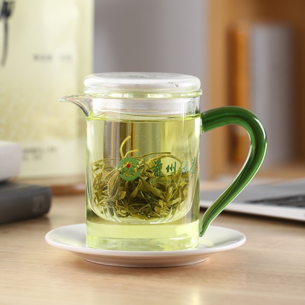 贵州绿茶 安顺瀑布茶办公茶2021新茶 特级高绿250g袋装图5