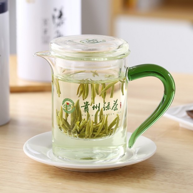 贵州绿茶 安顺瀑布茶 办公茶2021新茶 特级翠芽50g罐装图5