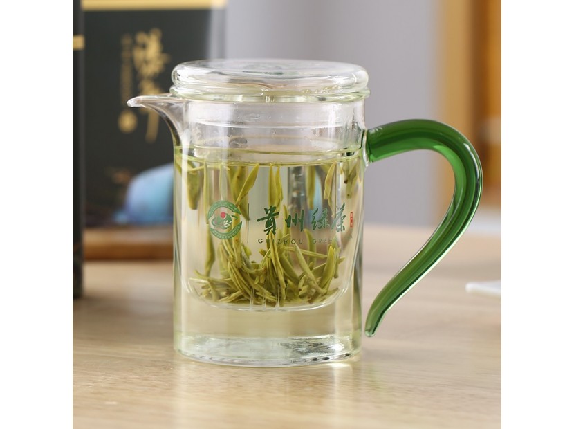 贵州绿茶 安顺瀑布茶2021新茶 特级翠芽200克礼盒装图6