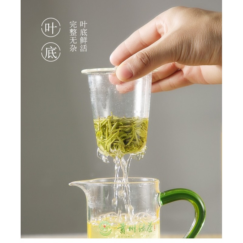 贵州绿茶 安顺瀑布茶办公茶2021新茶 一级翠龙100克罐装图5