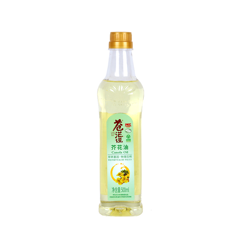 呼伦贝尔农垦出品苍茫谣芥花油非转基因食用油500ml*6